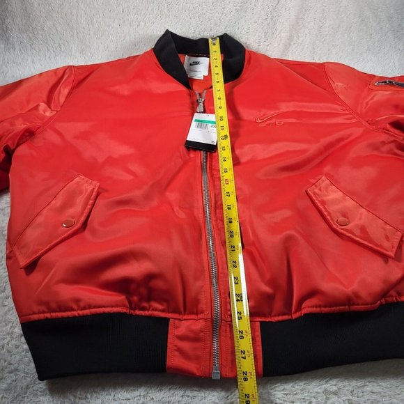 Nike Air Bomber Jacket, Picante Red, Mens Sz XL, DV9891-633 NWT - Picture 10 of 12